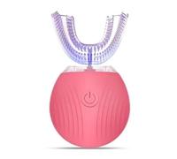 VIDECOR Spazzolino da Denti Elettrico Automatico a Forma di U per Adulti, Strumento per La Pulizia dello Spazzolino da Denti a U per Adulti - Sbiancamento Dentale Ricaricabile,A