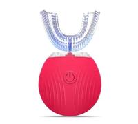 VIDECOR Spazzolino da Denti Elettrico Automatico a Forma di U per Adulti, Strumento per La Pulizia dello Spazzolino da Denti a U per Adulti - Sbiancamento Dentale Ricaricabile,B