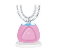 VIDECOR Spazzolino Elettrico a Forma di U, Spazzolini per Pulizia Orale, Spazzolino Elettrico Automatico con Spazzole a Forma di U, Spazzolino Sbiancante in Silicone,D