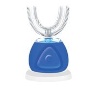 VIDECOR Spazzolino Elettronico, Spazzolino Elettrico a Forma di U Spazzolino Automatico Wireless USB Intelligente per L'igiene Orale,B