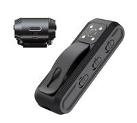 Video audio della telecamera del corpo nutriente 1080p 1080p Mini IR Night Vision High Clear IR 90 Day Easy Playback Type C Testa personale Funzionamento per sicurezza e sport (64)