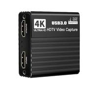 Video Capture Card, 1080p Recording Device, 2.05x2.17in 60fps Adapter, 4k Compatible, Video Easy Setup for TV, Console, Live Broadcast, Teaching, Conference Use