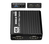 Video Capture Card, Recording Adapter, Streaming Device, 5.2x5.5x2cm Compatible Interface, Compact, Plug and Play, for TV Console Live Broadcast Diverse Requirements Effectively