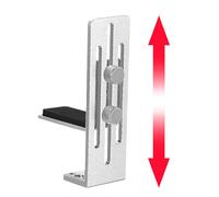 Video Card Support, Gpu Bracket, Graphics Card Holder, L-Shaped Aluminum Design, Anti-Sag Support, Pc Case Desktop Use, 3.27x1.46x0.98 Inches Black Silver 1 Piece