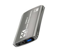 Video Cattura Scheda 4K 60fps USB3.0 Con Porta 3.5mm Live Streaming Gioco Cattura HDTV Camera Box Dispositivo