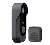 Video Citofono con Telecamera, Campanello Wireless Sicurezza con Rilevamento di Movimento, Rilevamento Movimento Dialogo Bidirezionale Archiviazioni Cloud Monitor Sicurezza per Casa Interna Porta Ingr