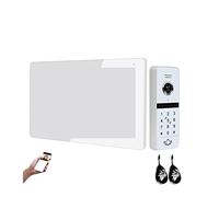 Video Doorbell Camera, 1080P Video Intercom System Home Password Card Unlock Apartment Villa Video Call Entry Phone Doorbell 4 Wires,Smart Home Devices