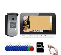 Video Doorbell, Tuya Smart Videocitofono Monitor Videocitofono Supporto telecamera(Add 32GB Card)