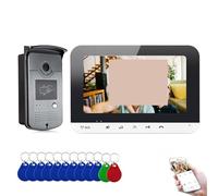 Video Doorbell, Tuya Smart Videocitofono Monitor Videocitofono Supporto telecamera(Not TF Card)
