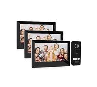 Video Doorbell, TUYA Video Citofono Campanello Citofono 7 Pollici 1080P Monitor Touchscreen Con Telecamera cablata APP/Swipe Card Sblocco(3M1D)