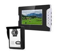 Video Doorbell, Videocitofono da 7 pollici Kit citofono campanello 1 telecamera 1 monitor Visione notturna con telecamera impermeabile
