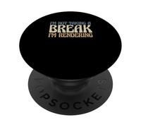 Video Editor Filmmaker Non sto prendendo una pausa che sto rendendo PopSockets PopGrip Adesivo