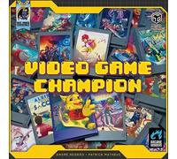 Video Game Champion - Strategy Board Game for 2-5 Players - 16-Bit Nostalgia - C