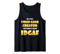 Video Game Dev Creator IDGAF Costume PC Gaming Developers Canotta