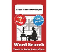 Video Game Developer Word Search Puzzle Book: Video Game Developer Themed Word Searches with Easy to Read Print | 6x9 inches, 110 pages | 50+ Puzzles