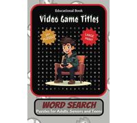 Video Game Titles Book: Word Searches with Easy to Read Print about Video Games, Video Gaming, Computer Games and More | 6x9 Inches, 110 pages | 50+ ... Gift for Vacations, Holidays and Free Times