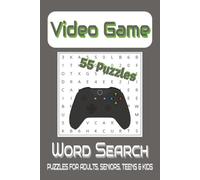Video Game Word Search: 55 Puzzles for Adults, Seniors, Teens & kids