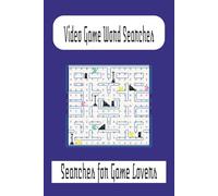 Video game word search puzzle book: Word searches with Easy-To-Read print about video games, game consoles, games and more (6x9 inches, 110 pages [50+ ... for Vacations, Holidays, and Free Times
