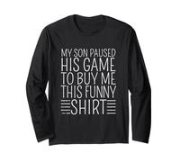 Video Gamer Gaming Mio Figlio ha Messo in Pausa Il Suo Gioco per comprarmi Questo Maglia a Manica