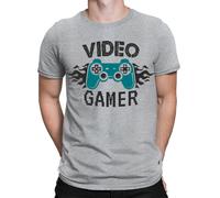 Video Gamer Gaming Vibes Game Console Controller Retro Uomo T-Shirt Top #TA-25