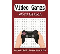 Video Games Word Search Puzzle Book: 6x9 inches, 110 pages | 50+ Puzzles … Great for Vacations, Holidays and Free Times