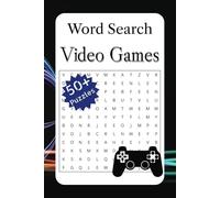 Video Games Word Search: Word Searches with easy to read print about Video and Arcade Games | 6x9, 110 pages, 50+ Puzzles | Great Gift for Holiday, Vacation or free times.