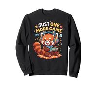 Video Gaming Just One More Game Gaming Red Panda Felpa