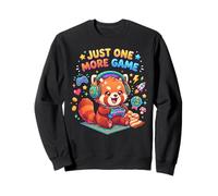 Video Gaming Just One More Game Gaming Red Panda Felpa