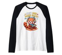 Video Gaming Just One More Game Gaming Red Panda Maglia con Maniche Raglan