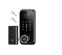 Video Smart Lock per uso domestico: fotocamera 2K + anello + campanello + impronte digitali