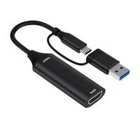 Video USB Acquisizione della Scheda Digital Converter +Tipo C A HDTV Record Dispositivo Acquisizione per L'adattatore per Laptop P A HDTV PC