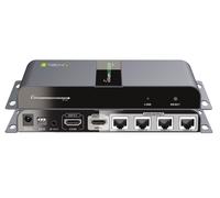 Video - Vari - Extender Splitter Hdmi 1x4 Poe Con Ir Su Cavo Cat.6 Fino 40m