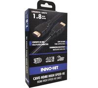 Inno-Hit Cavo HDMI High-Speed 4K HDR 60hz 1.8m Nero