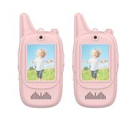 Video walkie talkie per bambini, ricaricabili e portatili, confezione da 2