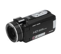 Videocamera 1080P 30MP, Videocamera Digitale Anti-vibrazione con Zoom Digitale 18X, Messa a Fuoco Automatica, Schermo con Rotazione a 270° da 3,0 Pollici, Visione Notturna (BLACK)