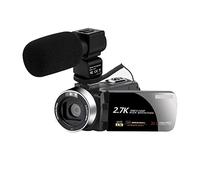 Videocamera, 2.7K Video Camera Camcorder Webcam 3.0 Inch IPS HD Touch screen FHD Support Remote Control Original(64GB SD Card,Option B)