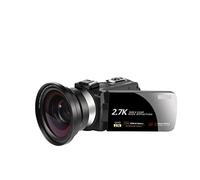 Videocamera, 2.7K Video Camera Camcorder Webcam 3.0 Inch IPS HD Touch screen FHD Support Remote Control Original(16GB SD Card,Option A)
