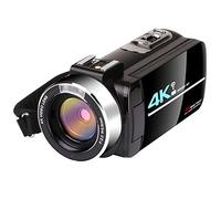 Videocamera 4K 48MP con Zoom Ottico 16x Videocamera Digitale Wifi con Microfono, Luce Video, Obiettivo Grandangolare, Visione Notturna a Infrarossi e Wifi, Fotocamera Perfetta per Eventi Familiari,A