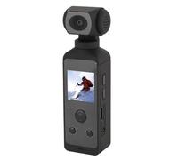 Videocamera 4K con Custodia Impermeabile da 30 M e Lenti Rotanti, Scheda da 64 GB, Mini Videocamera HD da 16 MP, WiFi, Microfono Esterno, Fotocamera da 1,3 "per Viaggi per