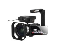 Videocamera 4K HD Zoom Digitale 16X Da 3,0 Pollici 48MP Con WiFi | Il telecomando wireless consente la regolazione remota dei parametri di ripresa(Package two)
