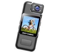 Videocamera a clip per registrazione video, design portatile per pattugliamenti di sicurezza. Clip on Action Camera portatile