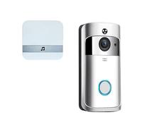 Videocamera Campanelli Videocitofono WiFi Campanello For Porta Di Casa Fotocamera Alimentazione A Batteria Citofono Vocale Con Telecamera Sicurezza Domestica Wireless For Visione Notturna(Option 2)