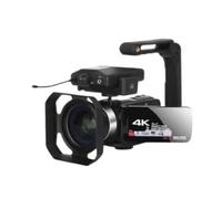 Videocamera Che Registra Video 4K Con Microfono HD 48MP Rotazione Di 270° | Il telecomando wireless consente la regolazione remota dei parametri di ripresa(Package two)
