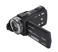 Videocamera Compatta da 30 MP, Visione Notturna, HD 1080P, Zoom 16x, con Telecomando, Supporto SD da 128 GB, per Vlogging, Streaming Live