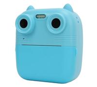 Videocamera con Stampa Digitale, Fotocamera con Stampa Istantanea DIY Coloring Fill Light Schermo IPS da 2,8 Pollici per l'uso Quotidiano per i Ragazzi (Cielo blu)
