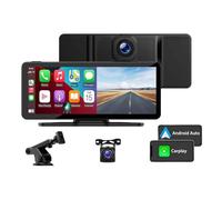 Videocamera da 10,26 pollici Wireless FM Bluetooth for auto DVR GPS Videoregistratore Telecamera posteriore 12v