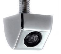 Videocamera da cruscotto Telecamera per la retromarcia con visione notturna e grandangolo, monitor per auto, sistema di parcheggio Dashcam per auto(Chrome Front)