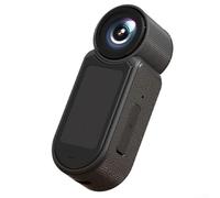 Videocamera da pollice da 2,7 K con supporto magnetico, Action Cam compatta, batteria da 500 mAh, registrazione con un solo pulsante, per escursioni all'aperto, equitazione (nero)