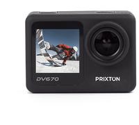 PRIXTON Videocamera Sportiva Multisport DV670, Videocamera con Risoluzione 4K, Dual Schermo, WiFi e App Mobile, Stabilizzatore Ottico, Impermeabile