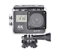 Videocamera d'azione 4K, Full HD 1080P 30 fps Doppio Schermo Touch Screen Videocamera Sportiva Videocamera d'azione WiFi e Kit di Accessori di Montaggio con Telecomando Regalo